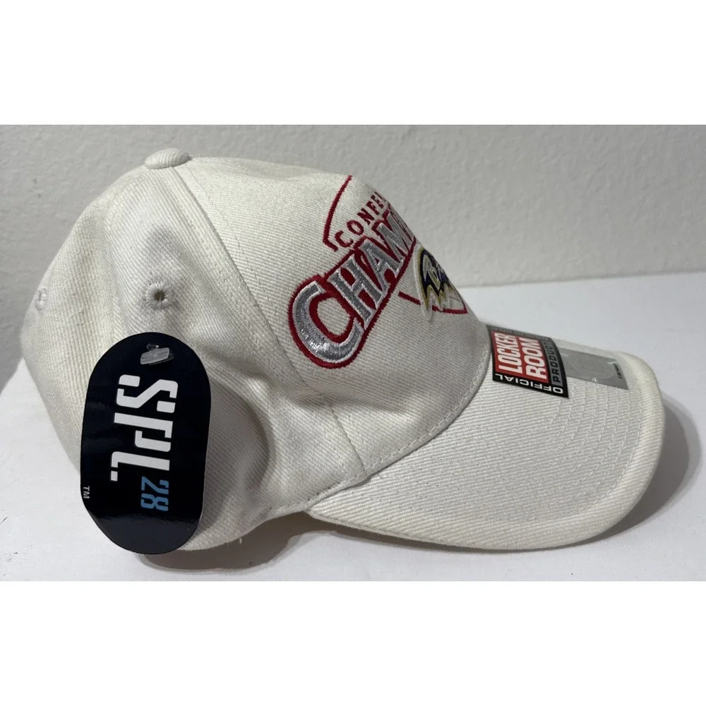 BALTIMORE RAVENS Football 2000 Conference Champions Super Bowl Hat With‎ Tags